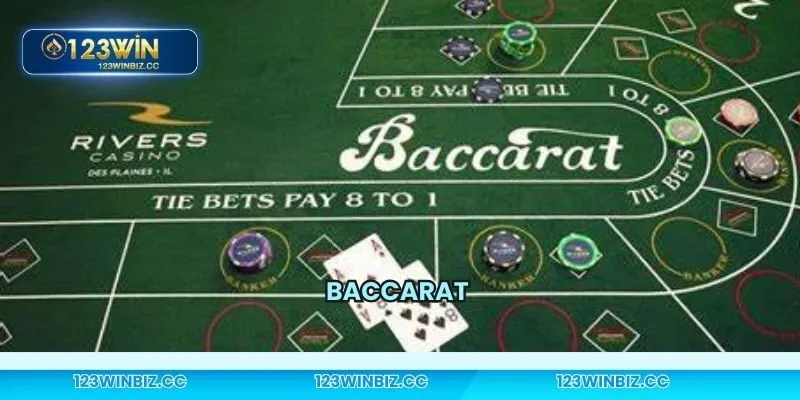 Baccarat giữ nguyên luật chuẩn quốc tế, sử dụng 8 bộ bài chuẩn