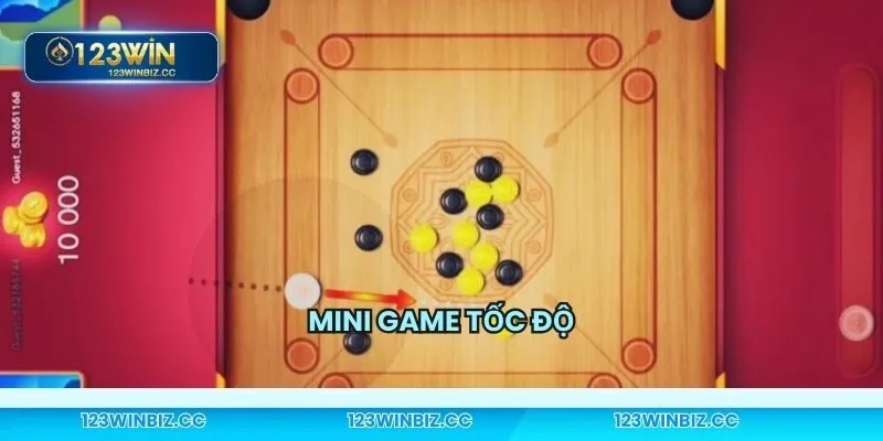 Mini game chủ yếu tập trung vào các trò quay số nhanh